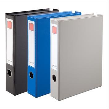 齐心磁扣式PVC档案盒（A4/55MM）A1297