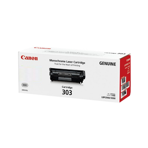 佳能（Canon）CRG-303 黑色硒鼓 （适用机型：LBP2900;LBP2900+;LBP3000）