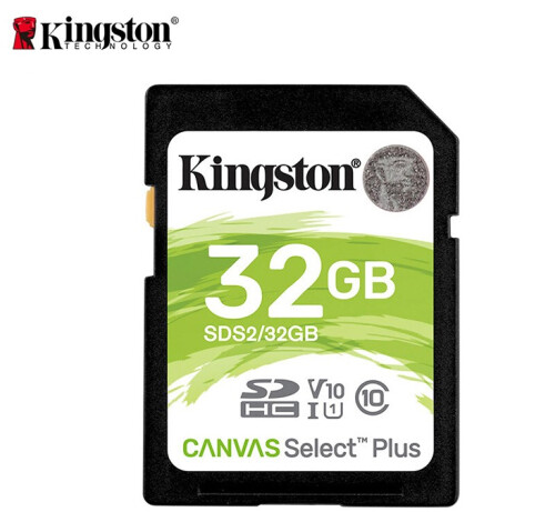 金士顿（Kingston）32GB 高速 SD 存储卡 内存卡 读速100MB/s U1 V10  支持4K 高品质拍摄_http://www.jrxzj.com/img/images/C202012/1607052571860.png