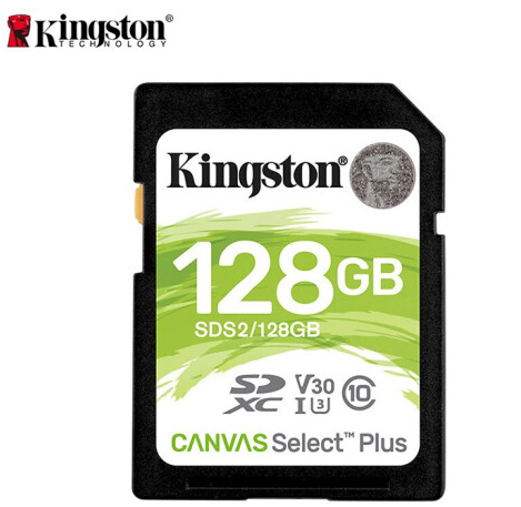 金士顿（Kingston）128GB 高速 SD 存储卡 内存卡 读速100MB/s U1 V10 支持4K 高品质拍摄_http://www.jrxzj.com/img/images/C202012/1607053666572.png