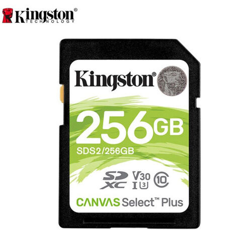 金士顿（Kingston）256GB 高速 SD 存储卡 内存卡 读速100MB/s U1 V10 支持4K 高品质拍摄_http://www.jrxzj.com/img/images/C202012/1607054115585.png