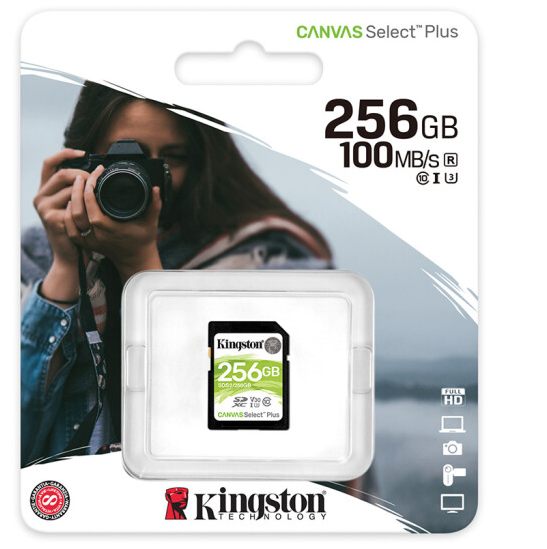 金士顿（Kingston）256GB 高速 SD 存储卡 内存卡 读速100MB/s U1 V10 支持4K 高品质拍摄_http://www.jrxzj.com/img/images/C202012/1607054121287.png