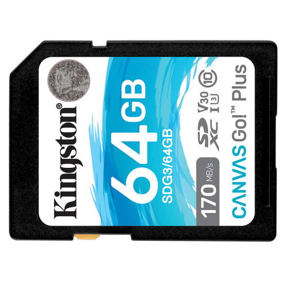 金士顿（Kingston）高速 SDG3/64GB U3 V30 内存卡 SD 存储卡 读速170MB/s 写速70MB/s 4K超高清视频_http://www.jrxzj.com/img/images/C202012/1607066564232.png