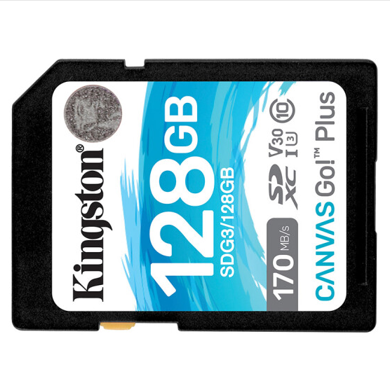 金士顿（Kingston）高速 SDG3/128GB U3 V30 内存卡 SD 存储卡 读速170MB/s 写速90MB/s 4K超高清视频_http://www.jrxzj.com/img/images/C202012/1607067037851.png
