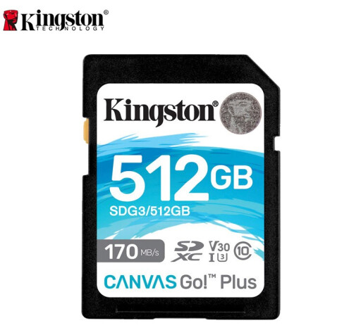 金士顿（Kingston）高速 SDG3/512GB U3 V30 内存卡 SD 存储卡 读速170MB/s 写速90MB/s 4K超高清视频_http://www.jrxzj.com/img/images/C202012/1607067800747.png