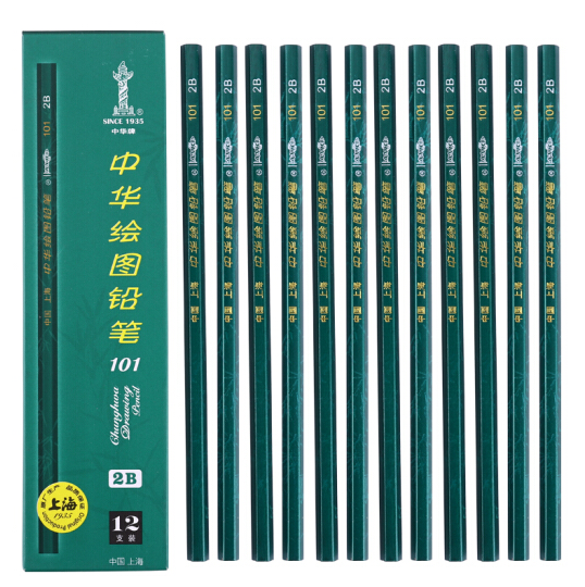 中华铅笔101-2B（12支/盒）_http://www.jrxzj.com/img/images/C202108/1629948757760.png