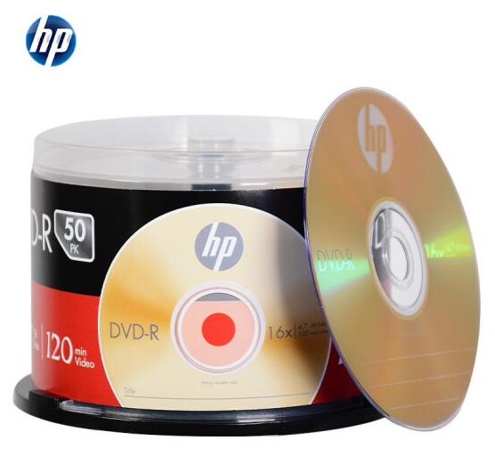 惠普（HP） DVD-R 光盘/刻录盘 空白光盘 16速4.7GB 桶装50片_http://www.jrxzj.com/img/images/C202204/1649385049534.png