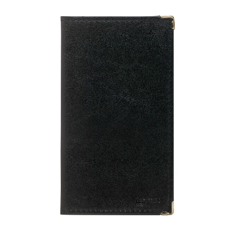 齐心 NU72 便携式软皮名片册 72枚(黑)