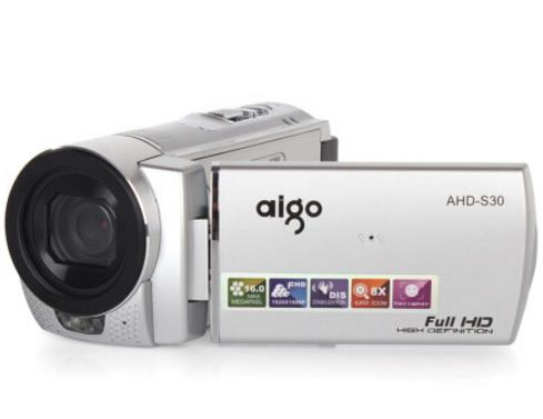 爱国者（aigo）AHD-S30 数码摄像机 银色