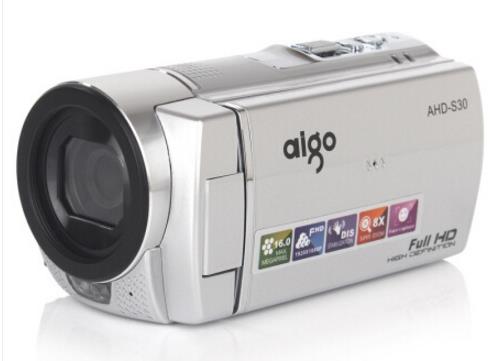 爱国者（aigo）AHD-S30 数码摄像机 银色_http://www.jrxzj.com/img/sp/images/201803071713117701252.jpg