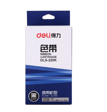 得力（deli）DLS-220K 微型针式打印机色带