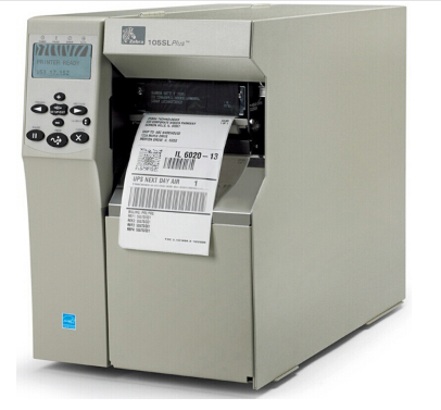 斑马（ZEBRA） 105SL PLUS工业型条码打印机 二维码标签打印机 不干胶标签打 官方标配（300dpi）