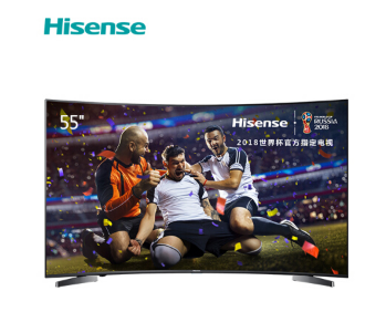 海信（Hisense）LED55E7CY 55英寸 曲面 4K超高清 HDR 人工智慧语音电视