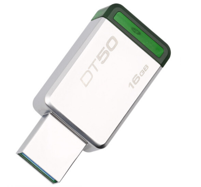 金士顿（Kingston）USB3.1 16GB 金属U盘/优盘DT50