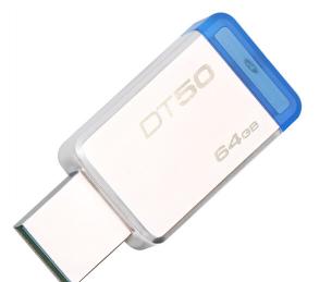 金士顿（Kingston）USB3.1 64GB 金属U盘/优盘DT50 