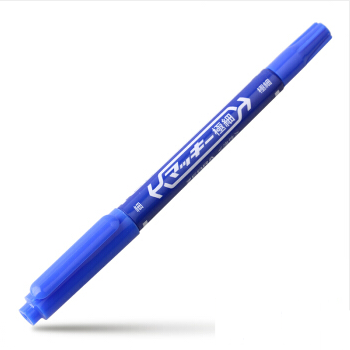 斑马牌（ZEBRA）小双头记号笔MO-120-MC（蓝色）_http://www.jrxzj.com/img/sp/images/C201810/1539072206836.png