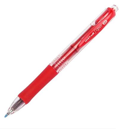 三菱（Uni）0.5mm按动式中性笔/签字笔UMN-152（红色）