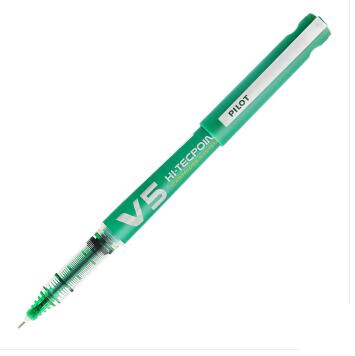 百乐（PILOT）0.5mm直液式走珠笔/签字笔BX-V5（绿色）