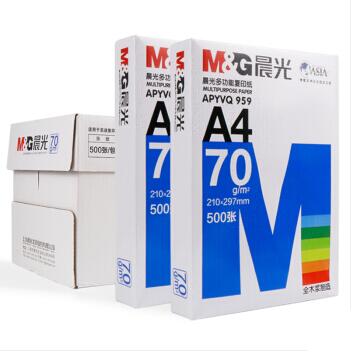 晨光（M&G）多功能 A4 70G 复印纸 APYVQ959（500张/包）_http://www.jrxzj.com/img/sp/images/C201811/1541402851176.jpg